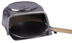 Fernus & Friends Pizza Oven - Voor Fornuis - Pure Polished Aluminium - Voor ø 26 Cm Pizza's -Thuiskeuken Fernus zilver 5a