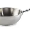Habonne Wokpan - TriPly RVS - ø 24 Cm - Zonder Anti-aanbaklaag -Thuiskeuken Habonne wok 24 cm Triply steel
