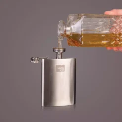 Vacu Vin Heupfles - Met Trechter - RVS - Zilver - 240 Ml -Thuiskeuken Hip Flask Stainless Steel Instructions 1