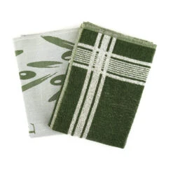 KOOK Keukenhanddoek Groen 50 X 50 Cm -Thuiskeuken KOOK keukentextiel schorten ovenwanten 39