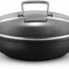 Le Creuset Hapjespan Met Deksel - Les Forgées TNS - ø 24 Cm / 2.3 Liter - Standaard Anti-aanbaklaag