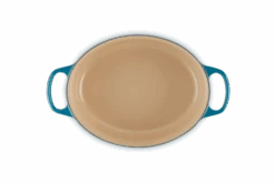 Le Creuset Braadpan Signature - Ovaal - Deap Teal - ø 29 Cm / 4.7 Liter -Thuiskeuken LC 20210125 HL PS FS 21178296422430 005