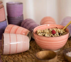 Studio Tavola Bekers Mykonos 350 Ml - 6 Stuks -Thuiskeuken Mykonos Koffie Thee 2 5