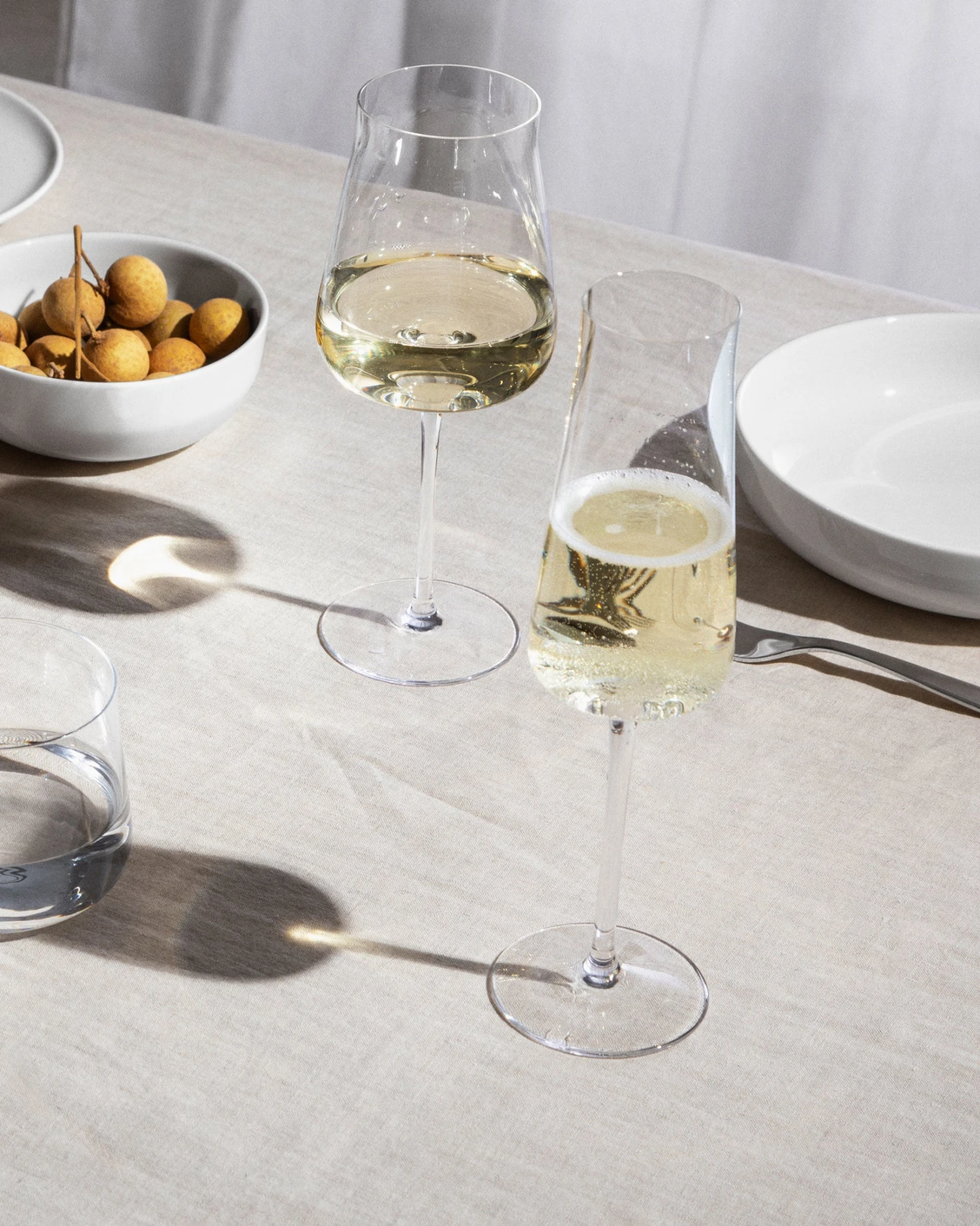 Alessi Champagneglas Eugenia - 4 Stuks - NF09/09 - Door Naoto Fukasawa 4 Alessi Champagneglas Eugenia - 4 Stuks - NF09/09 - Door Naoto Fukasawa - Afbeelding 2