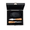 Laguiole Style De Vie Oestermessen Met Oesterhouder Luxury Line Olijfhout -Thuiskeuken OesterOliveGift