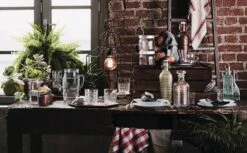 Bormioli Rocco Beugelfles / Weckfles Officina 1825 - Antraciet - 1.2 Liter -Thuiskeuken Officina Bormioli 1