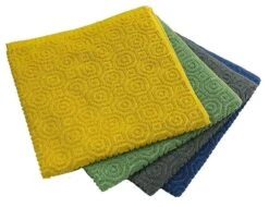 KOOK Keukenhanddoek Inka Zwart 50 X 50 Cm -Thuiskeuken R19.434567 6