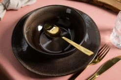 Studio Tavola Kommen Samos ø 17 Cm - 6 Stuks -Thuiskeuken ST Dark Brown 3 2