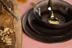 Studio Tavola Kommen Samos ø 17 Cm - 6 Stuks -Thuiskeuken ST Dark Brown 5 1