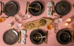 Studio Tavola Kommen Samos ø 17 Cm - 6 Stuks -Thuiskeuken ST Dark Brown 7 3