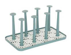 Sareva Afdruiprek Glazen / Flessendroger - Groen - 8 Glazen -Thuiskeuken Sareva Glazenhouders 01