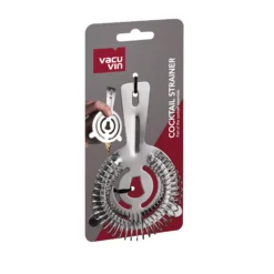 Vacu Vin Cocktail Zeef - Zilver - ø 9.5 Cm -Thuiskeuken VV CocktailStrainer Packshot VV9