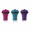 Vacu Vin Wijnstopper Vacuum Wine Stopper - Gekleurd - 3 Stuks -Thuiskeuken VacuumWineStoppers SetOf3