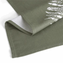 Walra Theedoek Leaves Legergroen 50 X 70 Cm -Thuiskeuken WALRA KT DRYWITHLEAVES 50X70 ARMYGREEN PS 2 1024x1024