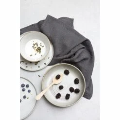 Walra Keukenhanddoek Cubes Uni Off Black 50 X 70 Cm -Thuiskeuken WALRA TT DRYWITHCUBESUNI 50X70 OFFBLACK SF scaled 1