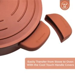 Westinghouse Braadpan Performance - Rebel Red - ø 24 Cm / 4.5 Liter -Thuiskeuken WCCC0095024OR 5