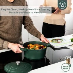 Westinghouse Braadpan Performance - Gracious Green - ø 24 Cm / 4.5 Liter -Thuiskeuken WCCC0095024SG 4