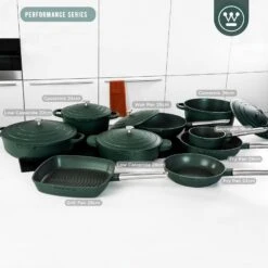 Westinghouse Braadpan Performance - Gracious Green - ø 24 Cm / 4.5 Liter -Thuiskeuken WCCC0095024SG 6