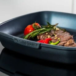 Westinghouse Grillpan Performance - Bravery Blue - 28 X 28 Cm - Standaard Anti-aanbaklaag -Thuiskeuken WCFP0095G28BL 7