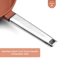 Westinghouse Grillpan Performance - Rebel Red - 28 X 28 Cm - Standaard Anti-aanbaklaag -Thuiskeuken WCFP0095G28OR 5