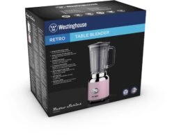 Westinghouse Blender Retro Collections - Roze - 1.5 Liter - WKBE221WH -Thuiskeuken WKBE221PK 3D Box