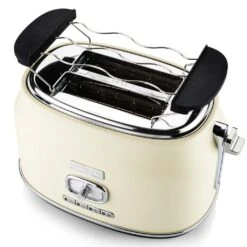 Westinghouse Broodrooster Retro Collections - 2 Sleuven - Vanilla White - WKTTB857WH -Thuiskeuken WKTTB857WH Retro 2 Slice Toaster 3