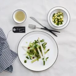 ASA Espresso Kop En Schotel A Table Ligne Noire 70 Ml -Thuiskeuken a table ligne noire 6