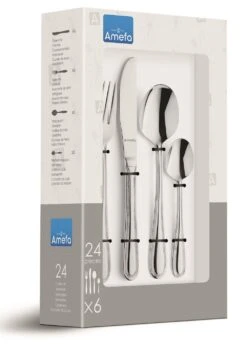 Amefa Bestekset Bologna - 24-delig / 6 Personen -Thuiskeuken amefa bestekset