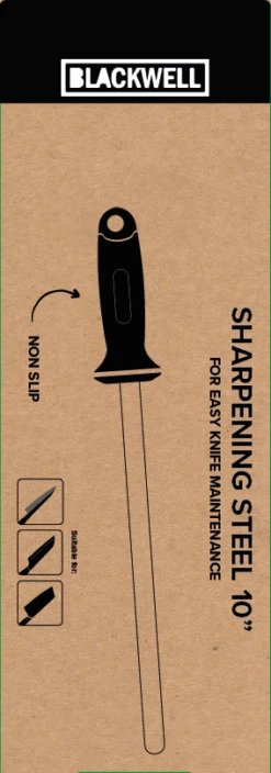 Blackwell Keramische Aanzetstaal - 25 Cm -Thuiskeuken blackwell aanzetstaal