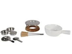 Boska Fondueset - 4 Personen - Wit -Thuiskeuken boska fondue set bianco 5
