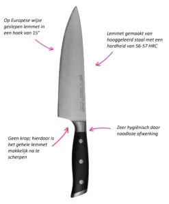 Diamant Sabatier Fileermes Integra 17 Cm -Thuiskeuken diamant sabatier integra tekst 15