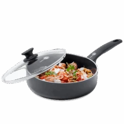 GreenPan Hapjespan Met Deksel - Cambridge - Infinity Black - ø 24 Cm / 3.1 Liter - Keramische Anti-aanbaklaag -Thuiskeuken f7eca20aebd0d467a7a96c238066436015e5f1f7 GP CAM BA Bd Skillet Cvd Ind ProductFood a5B15D