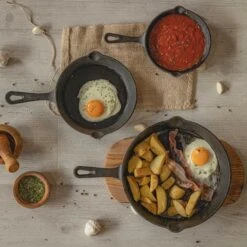 Blackwell Koekenpan - Gietijzer - ø 20 Cm - Zonder Anti-aanbaklaag -Thuiskeuken jh gietijzer 002 2 1