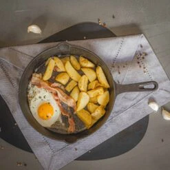 Blackwell Koekenpan - Gietijzer - ø 25 Cm - Zonder Anti-aanbaklaag -Thuiskeuken jh gietijzer 002 7