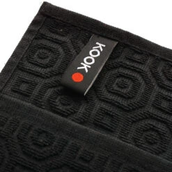 KOOK Keukenhanddoek Inka Zwart 50 X 50 Cm -Thuiskeuken keukendoekzwart3