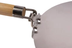 Fernus & Friends Pizza Oven - Voor Fornuis - Pure Polished Aluminium - Voor ø 26 Cm Pizza's -Thuiskeuken pizza schep detail 2