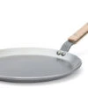 De Buyer Pannenkoekenpan Mineral B Hout - ø 24 Cm - Zonder Antiaanbaklaag -Thuiskeuken poele a crepes en acier mineral b bois