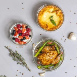 Sareva Glazen Vershoudbakje Cook & Fresh - Rond - 3-delig -Thuiskeuken product 23