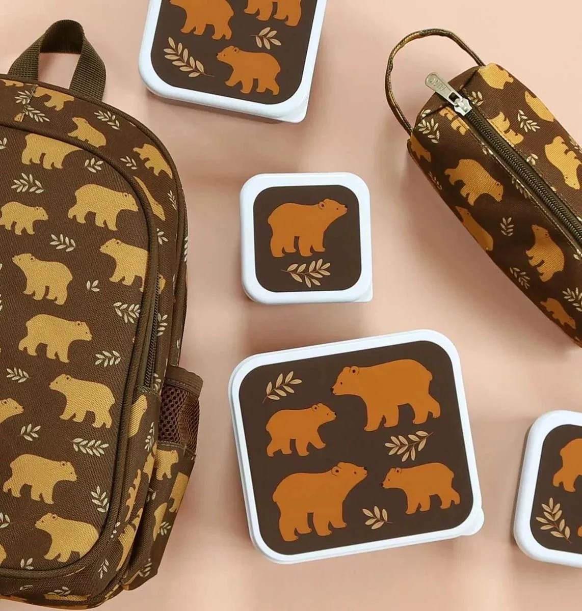 A Little Lovely Company Lunchset - Beren 8 A Little Lovely Company Lunchset - Beren - Afbeelding 6