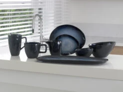 Cosy & Trendy Pizzabord / Onderbord Sapphire ø 33 Cm -Thuiskeuken sfeerfoto sapphire